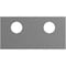 Ekena Millwork Premium Barn Door Flat Track Connecting Plate, Flint Gray GB6001CFG - alternate 3